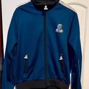 LANVIN  Logo Jacquard Track Jacket Blue Size L